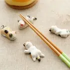 Spoon Fork Rest Japanese Chopsticks Holder Cutlery Stand Ceramic Lucky Cat