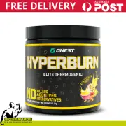 Onest Hyperburn Thermogenic Fat burner boost metabolism Passionfruit 30 serves