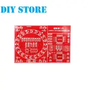 2 Sides SMT SMD Welding Practice Board PCB Soldering Water Flowing Light DIY Kit