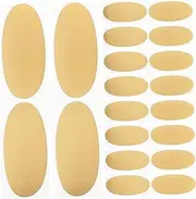 LOPUNER 50Pcs Scratch Off Stickers Oval DIY Decals for Cards Rewards Parties Fun Sealing Labels for for Adults
