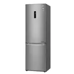 LG窄版冰箱直驅變頻雙門冰箱晶鑽銀343L一級能源消耗