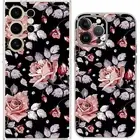 Pink Flower Rose Peach Petals Floral Case Cover Silicone / Shockproof / MagSafe