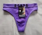 Bonds Ladies WU8HA RFQ Hyper Violet Retro Rib Hi Gee G String Brief Size 8 New