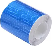 MUSISALY Reflective Warning Tape Car Safety Glow Dark Strip Weatherproof Stable High Nighttime Reflectivity for Vehicles Road Markings Home Safety Equipment Dark Blue
