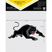 NRL Panthers Medium Size Decal - N-MED-PA