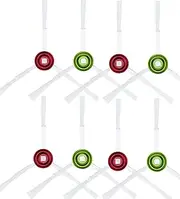 [YBVABE] Side Brush for ECOVACS DEEBOT OZMO X1 Omni/X1 Turbo/X1 PLUS/T10 PLUS/T9/T9+/N8 PRO/N8 PRO+/N8/N8+/NEO/N10/N10 PLUS/T8/T8+/T8 AIVI/920/950/N7/T20 Omni Robots Vacuum Cleaner 8 Pack Accessories