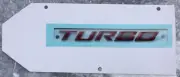 Ford Falcon FG-X XR6 Turbo boot lid BADGE emblem - XR6 - "Turbo" RED
