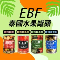 在飛比找蝦皮購物優惠-SK MART-【EBF】泰國罐頭 糖清亞答枳 糖水紅毛丹 