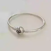 ONE IN A MILLION Authentic 925 Sterling Silver TRUE UNIQUENESS Bangle 17cm 6.7