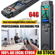 64GB Digital Voice Recorder for Lectures Meeting Recording Device Audio Recorder