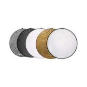 Spectrum Multi Large 5-in-1 Photography Reflector Diffuser Disc (43"/110cm)