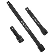 1/2" Drive Impact Extension Bar Set, 3-Piece Socket 3PCS Extension Bar Set