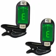 ChromaCast 440 Series Colored Guitar Tuner, Vanilla Cream, 2-Pack