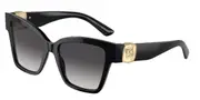 Dolce & Gabbana DG4470F Asian Fit 501/8G Men's Sunglasses Black Size 54