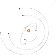 ADOCARN Large Planet Model Science Decor for Boys and Girls Mobile Astronomy Hanging Mobile Space Decor for Home