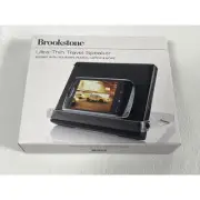 Brookstone Ultra Thin Travel Speaker Compatible with any device with 3.5 mm jack
