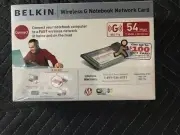 Belkin 802.11g 54 Mbps Wireless G Notebook Network Card - Model F5D7010 32 Bit C