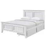 [James Lane] Mandalay Under Bed Drawer White (Set of 2)