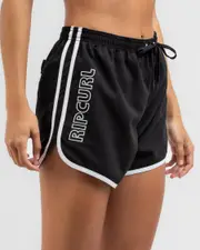 [Rip Curl] Rip Curl Women's Out All Day Board Shorts in Black Size 2XS 2XS Black