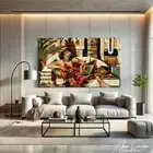 Vintage Art Deco Wall Art Mid Century Modern Art Paintings Canvas Abstract Print