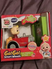 VTech CoComelon Go! Go! Smart Wheels JJs Tractor & Track Toy