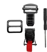 Motorcycle Helmets Quick Release Kit - Quick Release Strap Double Quick Release Clip, Buckle Straps with Clips, Quick Release Buckles for Bumpy Roads