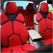 Fashion Sport Style Automobiles Seat Covers Breathable Cover Up The Car Seat Cover for Auto Capes On Car Seat Protector(1 red Driver Cover)
