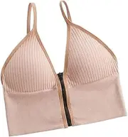 [STKARCV] Push Up Camisole Padded Bra Top Suspender Printed Newspaper Female Soft Sleeveless Tube