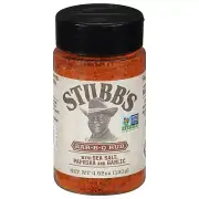 Stubbs Rub Barbeque 4.62 oz (Pack of 6)