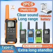 2pcs F22 Walkie Talkie PMR FRS Long Range Kids Two Way Radio For Camping Trip US