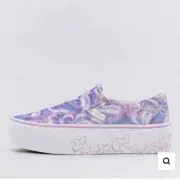 VANS, Size 9.5 Women, Classic Slip On Stackform Low Top Sneakers Butterfly