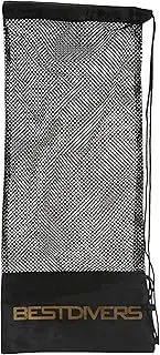 [Best divers] ai0915b Mesh Bag, 70 x 30 cm, Black