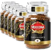 NEW 6x Moccona Indulgence Instant Coffee 200G Jar Specialty Blend Velvety Full B