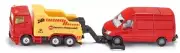 SIKU 1667 Scania Breakdown Truck & Mercedes Benz Sprinter Van - BNIP