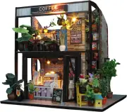Flever Dollhouse Miniature DIY House Kit Creative Room with Furniture for Romant