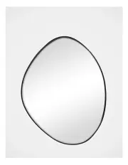 [Cooper & Co] Kai Pebble Mirror 90cm in Black