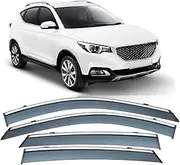4Pcs Car Wind Deflectors for Mg Zs/Ezs Mk1-Zs11 2017-2022 2023 2024, Side Window Ventilated Visors Rain Deflector