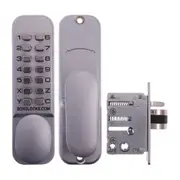 Borg Digital Door Lock with 28mm Backset Mortice Latch Satin Chrome BL2002SC