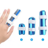 在飛比找momo購物網優惠-【DAYOU】los1077口四片手指骨折固定夾板伸直護指保