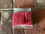 Christmas Decor 4" Set 20 Red Bulk CANDLES SWEDISH ANGEL CHIMES or TREE CLIPS