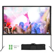 Vevor Projector Screen with Stand with 16:9 4K 1080 HD for watching