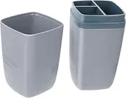 PLAFOPE 1Pc Portable Toothbrush Storage Cup Travel Friendly Toothpaste Holder and Tooth Brushing Mug Compact Design for Easy Carrying for Home Camping and Travel Use