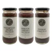 Australian Bush Spices Relish Wattleseed/Capsicum Pepperberry Cranberry/Chilli
