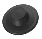 InSinkErator 3.25 in. Black Plastic Sink Stopper (Pack of 10)