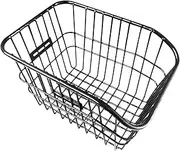 CAQYPVH Rear Basket, Removable, Storage Basket Made of Metal, Durable Storage Basket, Luggage Rack for