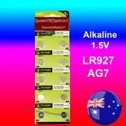 10X 395/399/AG7/LR927/LR57 Alkaline Battery Cell Button Batteries FREE DELIVERY