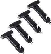4 PCS Car Safety Hammer Auto Car Window Glass Hammer Breaker and Auto Safety Seatbelt Cutter 2-in-1 Emergency Escape Tool