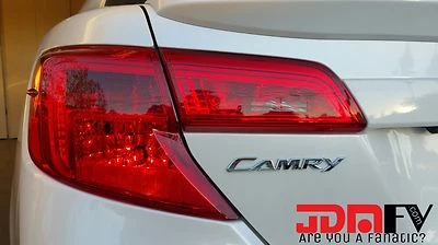 REDOUT Tail Light Overlays Tint Vinyl Film Precut RED OUT (2012 Toyota Camry) (for: Toyota)
