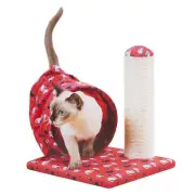 Cat Tunnel & Scratching Sisal Post - Cat Scratcher Pole