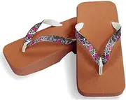 Hajime(一歩) [One Step] [Hajime] Geta Geta Clogs, Soft and Water Resistant, Made of Sponge, 11.2 inches (28.5 cm), BR/Spider (Spider/28.5), spider, 28.5 cm